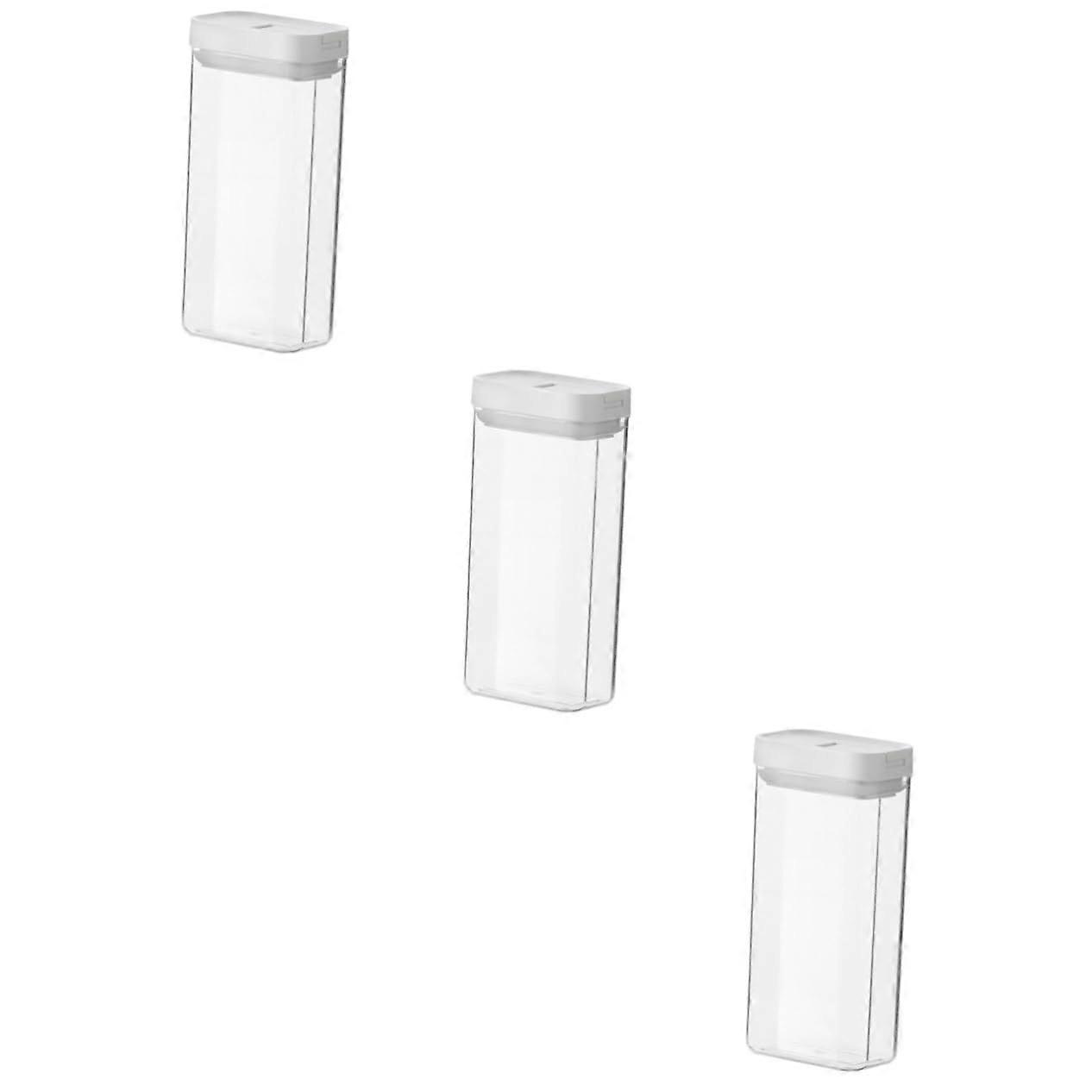 Pack of 3 Airtight Pasta Storage Containers for Kitchen