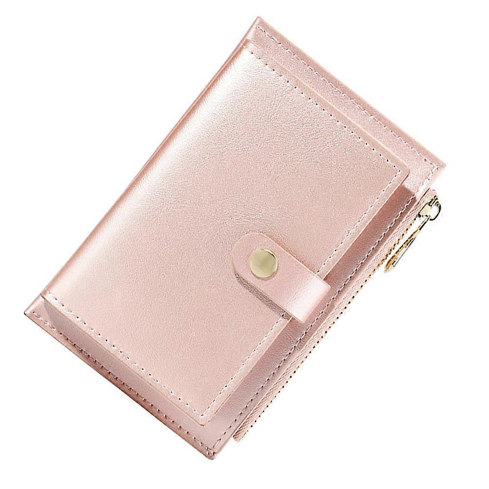 Pu Zipper Coin Wallet for Women – Compact Multi Card Holder & Change Purse for Travel & Shopping – Lightweight & Durable Design for Cash & Card