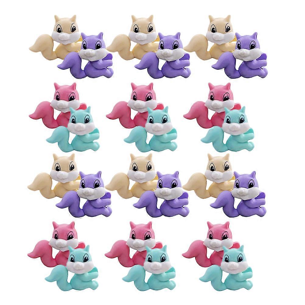 50pcs Squirrel Eraser Erasers Squirrel Supplies Fun Pencils For Bulk Plastic