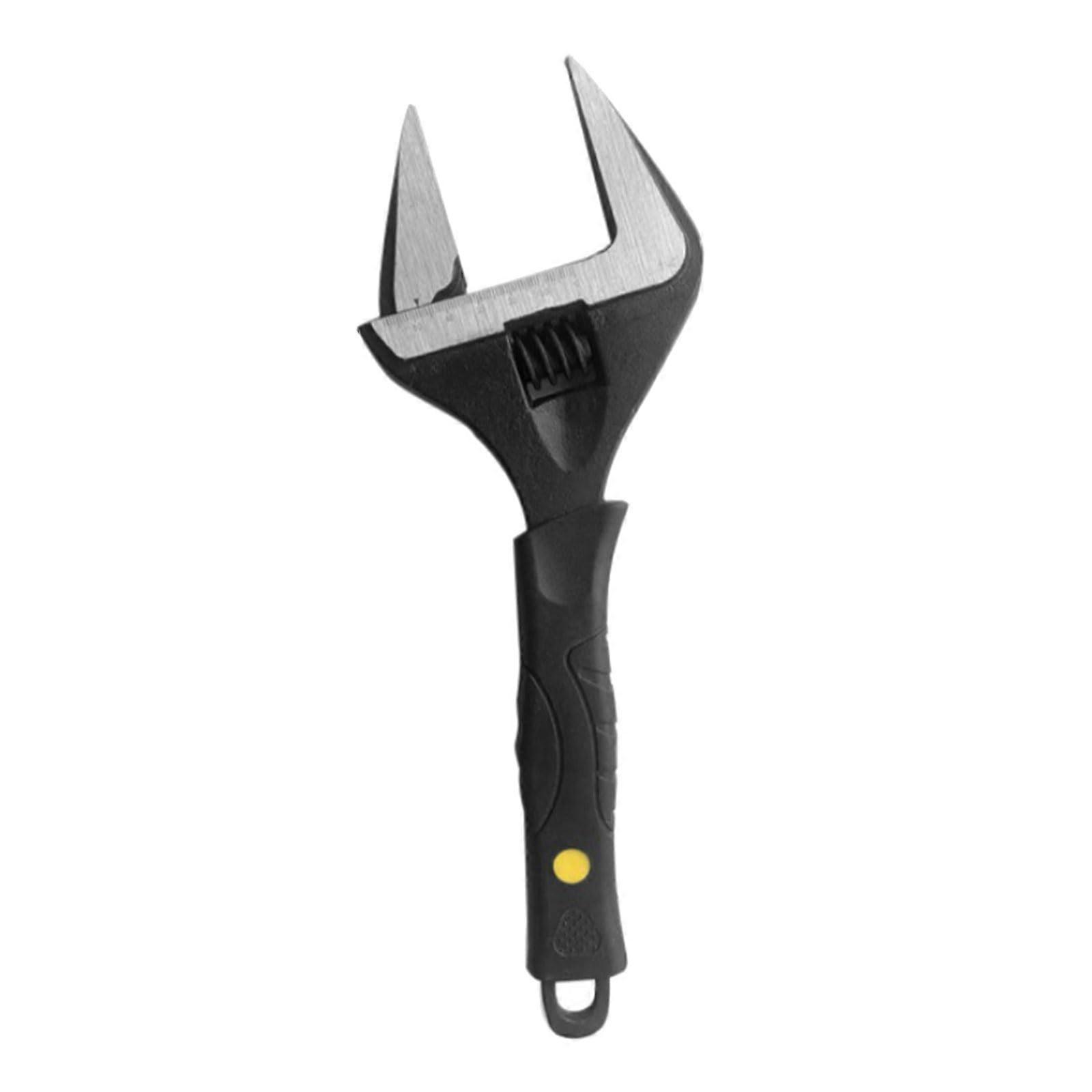 Adjustable wrench with wide opening, 15.2 cm, 20.3 cm, 25.4 cm, 25.4 cm, 25.4 cm, 30.5 cm, 30.5 cm, for multiple 12 inches