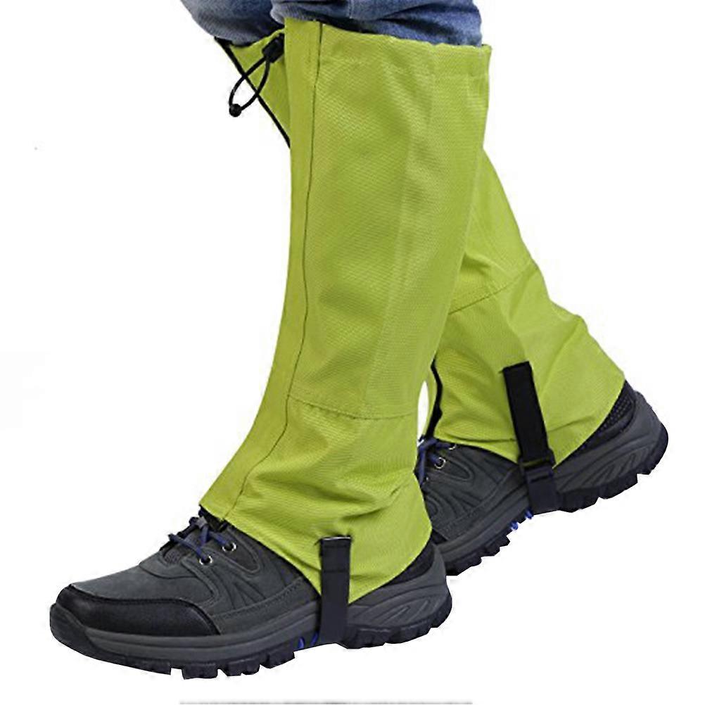 Waterproof Hiking Gaiters with Drawstring Adjustment and Selfadhesive Tap for Leg Warming in