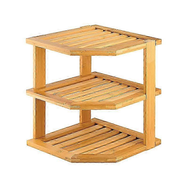 2025 Bamboo Wooden Kitchen Bread Rack, Plate Storage Rack