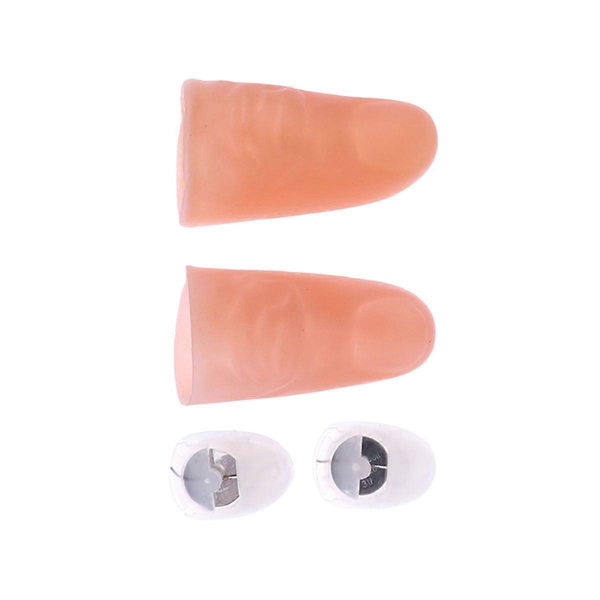 Trick Props Finger Light Halloween Party Favors Small Portable Easy to Use 1 Pair