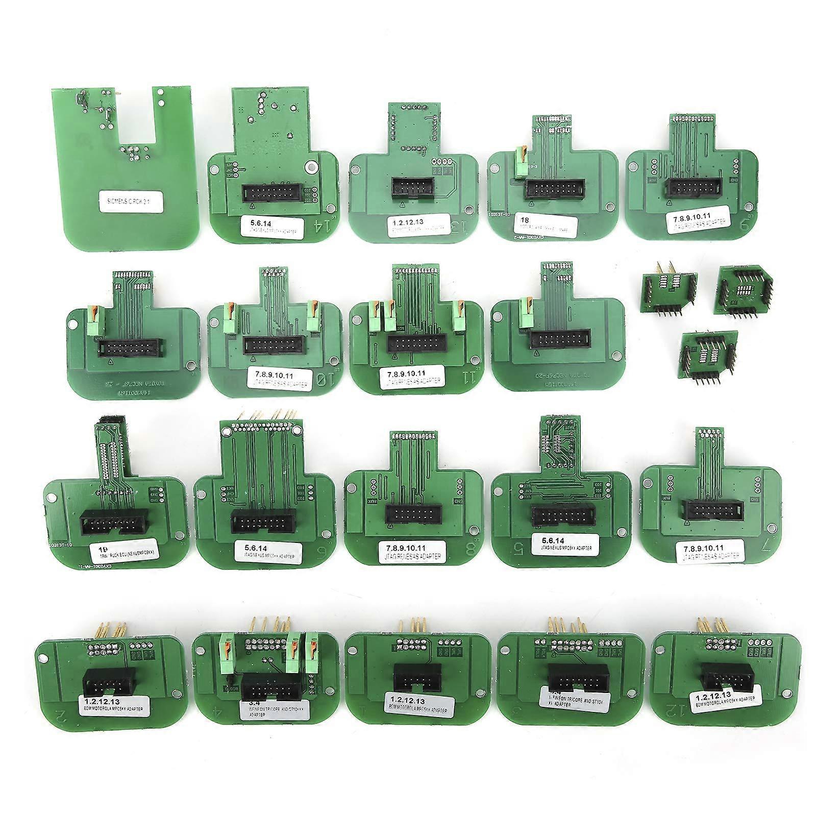 BDM Probe Adapter, 22Piece BDM Probe Adapter Chip Tuning Tool Accessory Kit Complete Set for KTag/KESS/Trasdata
