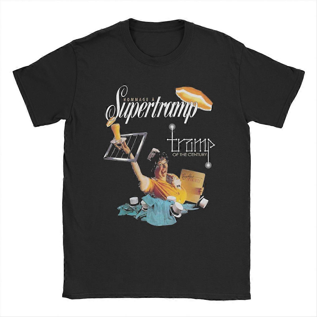 Μουσική Supertramp Άνδρες Μπλουζάκι Αστεία μπλουζάκια Κοντό μανίκι O Λαιμός T-Shirts 100% βαμβάκι 4XL 5XL Ένδυση