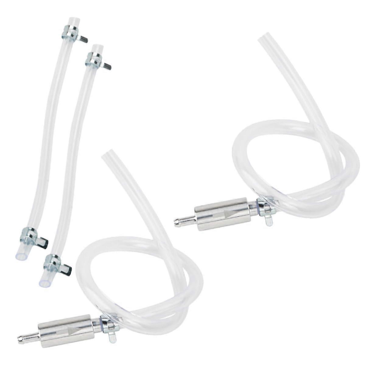 Car Brake Fluid Bleeding Set with Check Valve - 2 Sets for Hydraulic Brake Systems, Compatible with Motorcycles