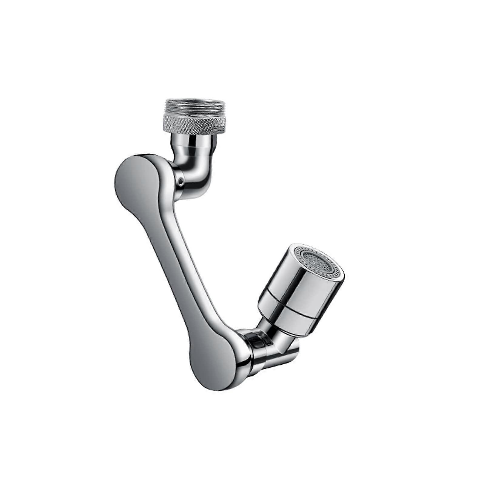 1080 Faucet Extension for Sink, Swivel Faucet Billet Brass, Universal Splash Filter Faucet 1080 Rotation, 2 Water Outlet Modes for Bathroom