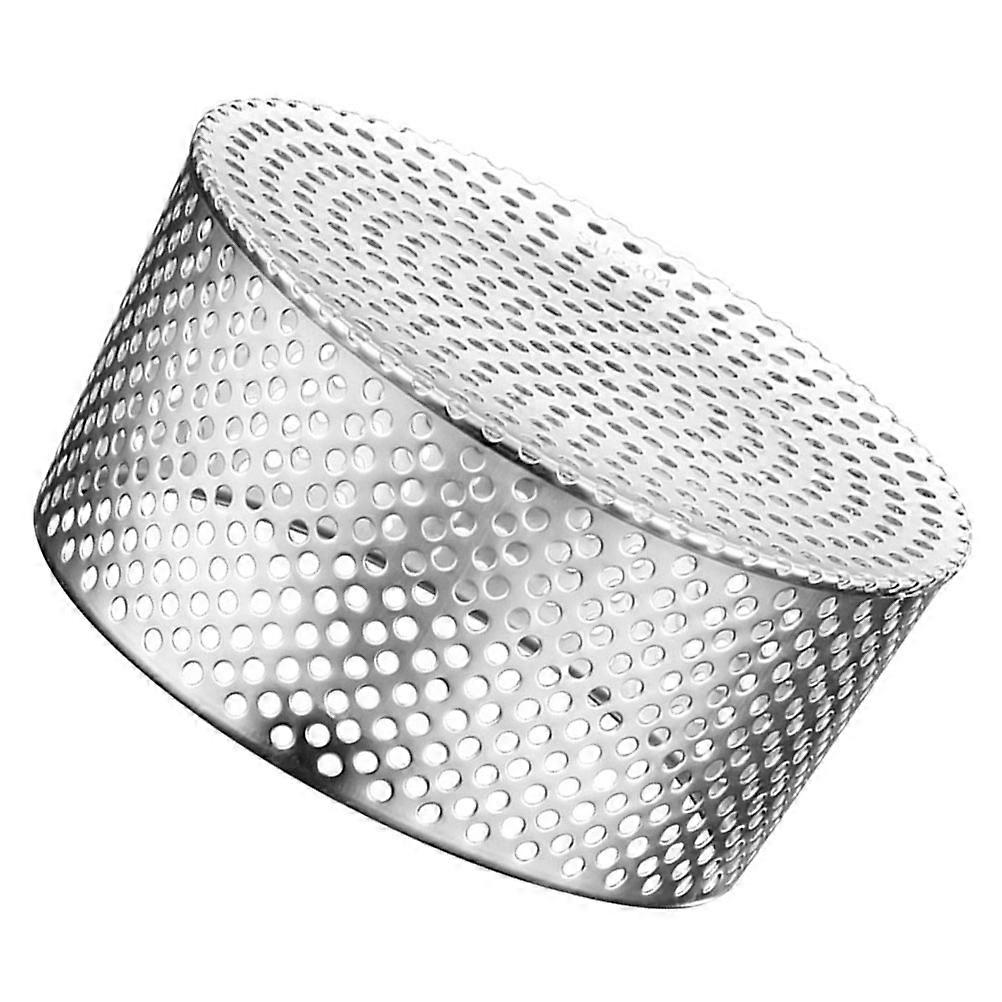 Round Stainless Steel Gutter Guard Filter for Roof Drainage – Blocks Leaves, Prevents Blockages, Easy Installation, Durable & Practical Use