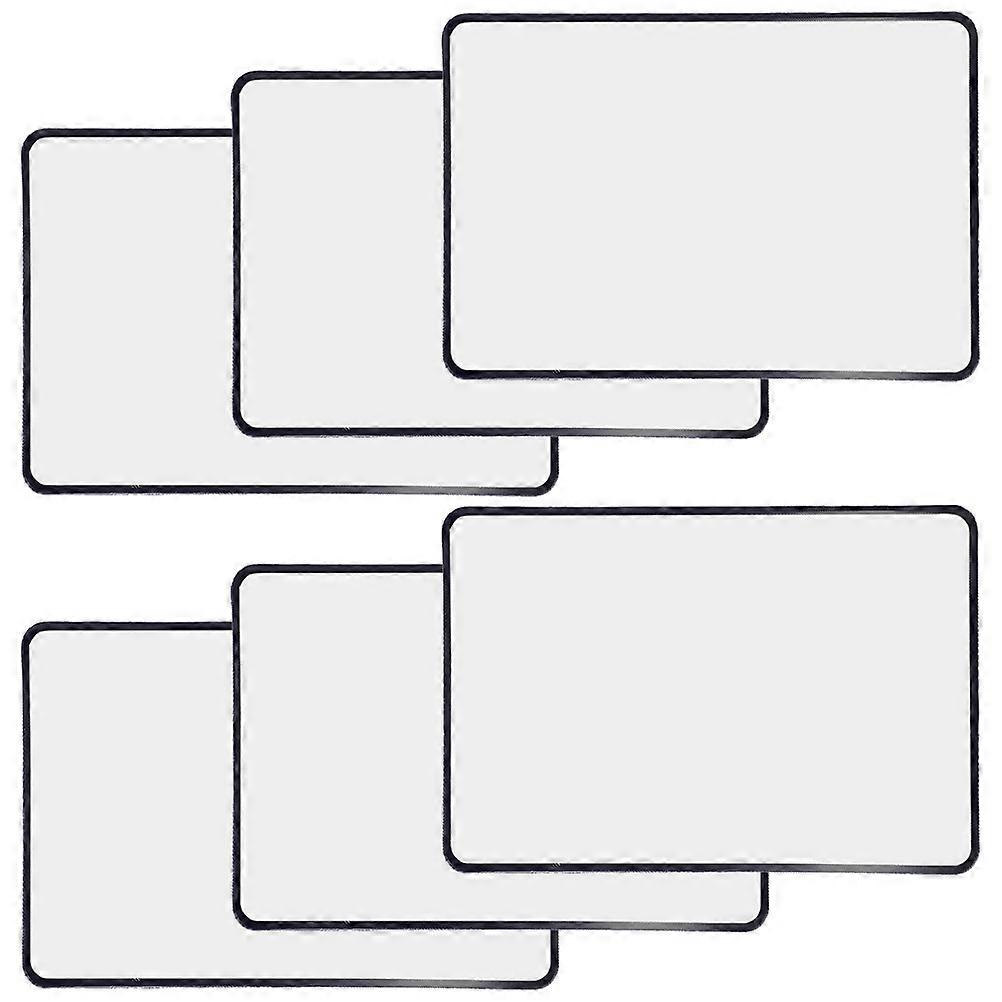Portable PVC Magnifying Bookmark for Reading at Home White Ultra Thin Design Fits in Wallet 6pcs