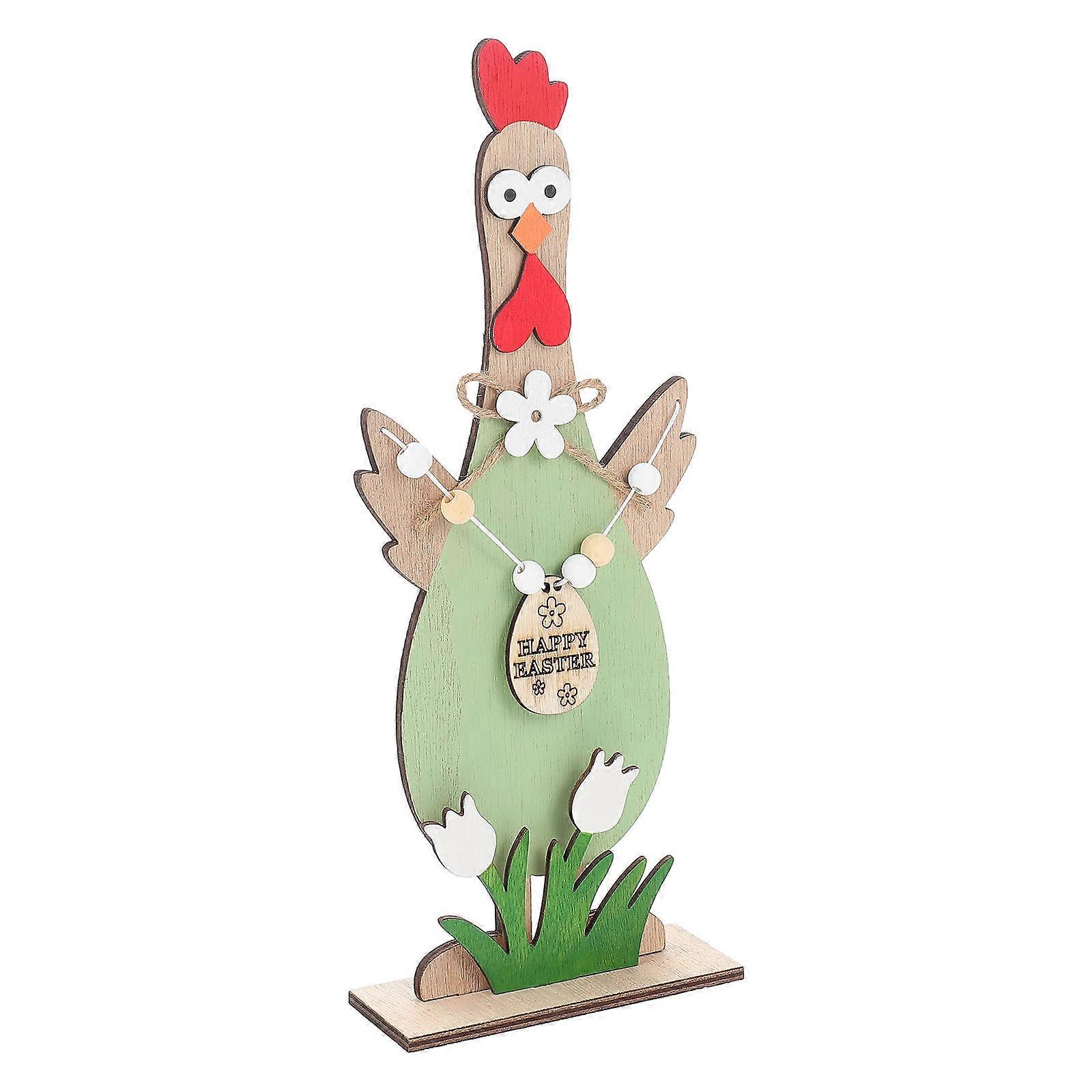 Easter Rooster Statue Garden Decoration 29.8CM 1Pack