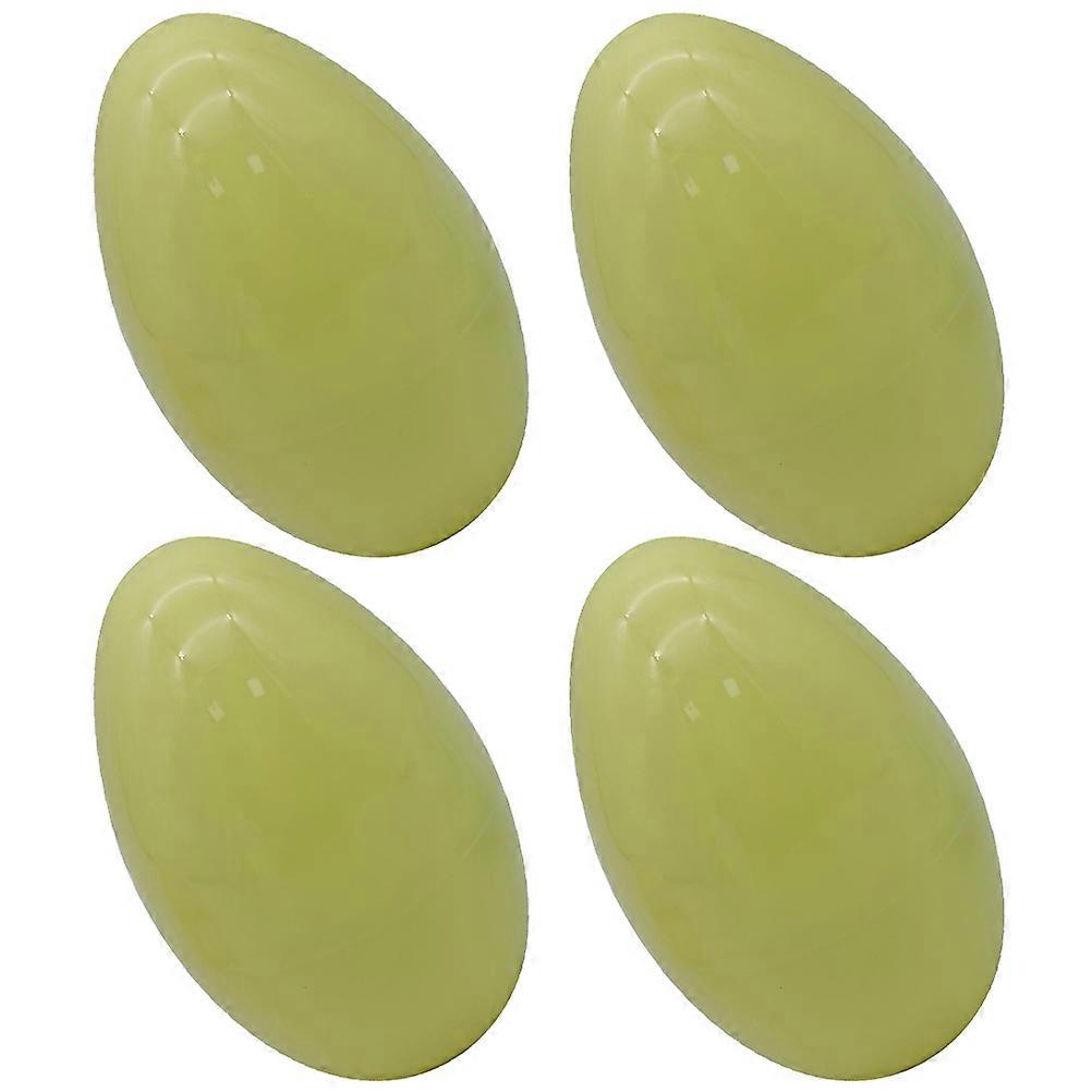 Plastic Eggs For Easter Party Crafts Making Prevent Egg Breaking Light Green 4Pcs