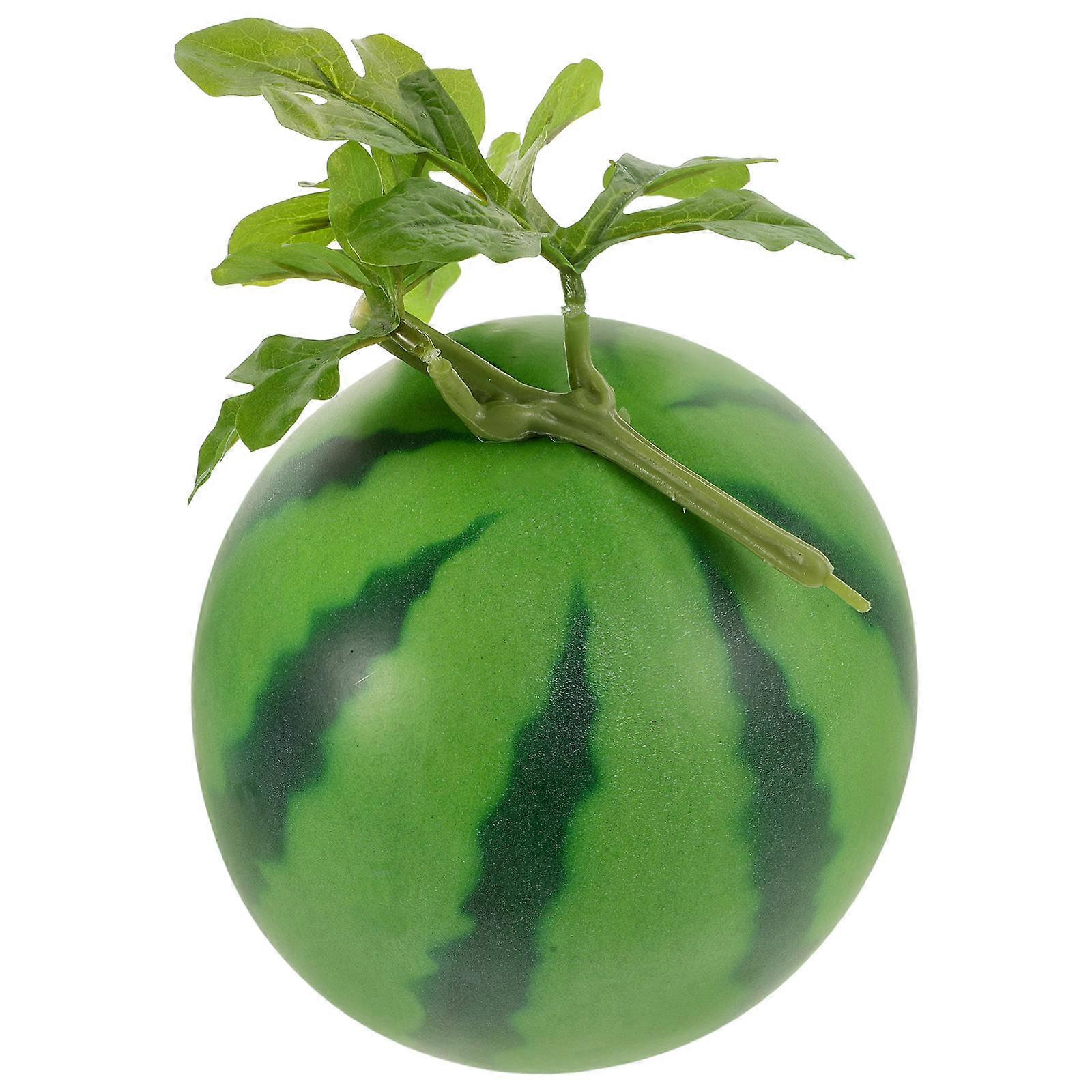 Lightweight Realistic Fake Watermelon Model for Decorative Display, Photography Props, and Educational Tools – Unique Fruit Decor for Collectors and