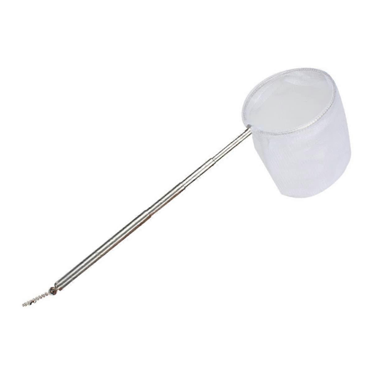 Mini Extendable Fishing Net with Plastic Pole Handle Telescopic Landing Net for Freshwater Fishing Storage
