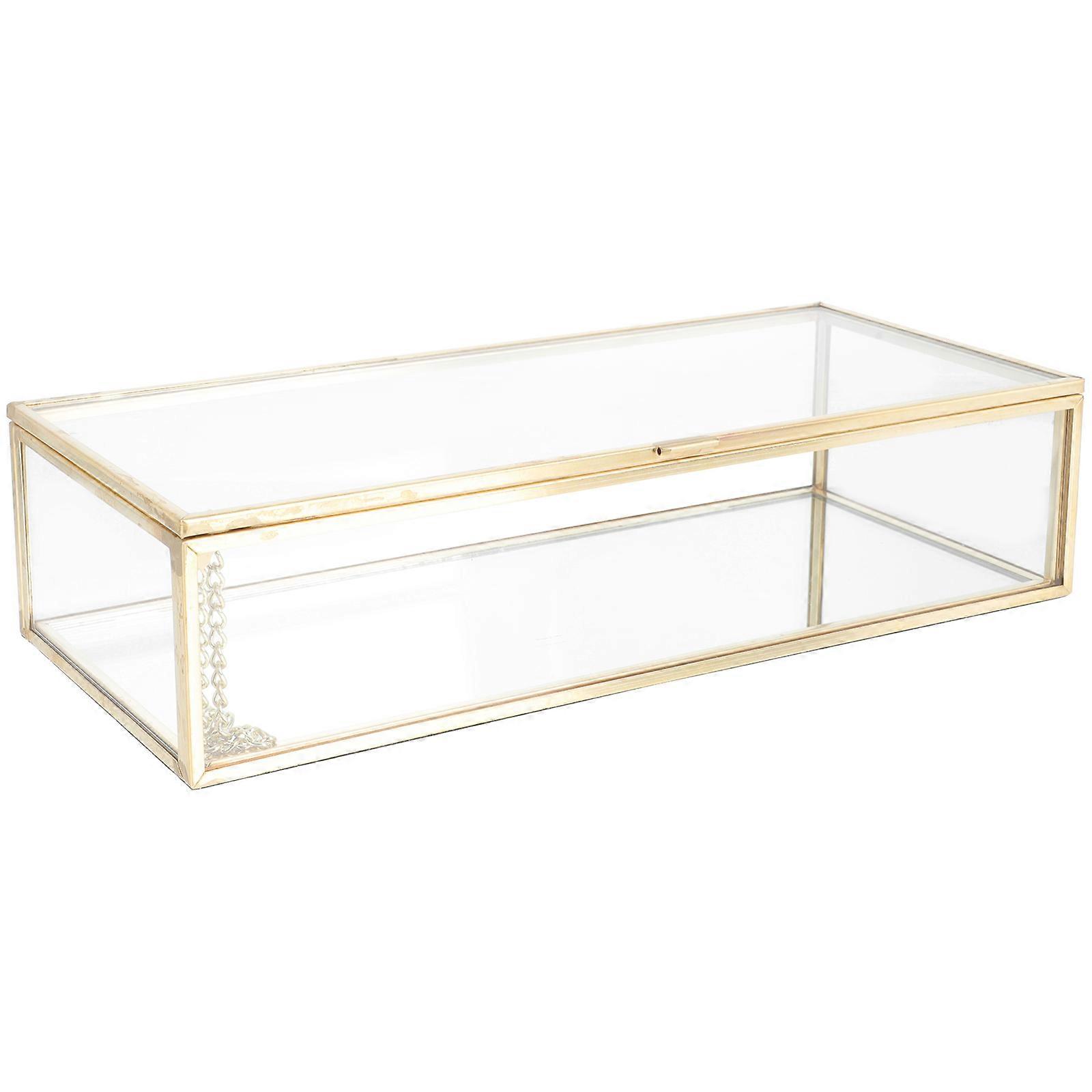 Mini Jewelry Case For Weddings And Special Occasions Featuring Noble Design And Dust-proof Function 1Pack