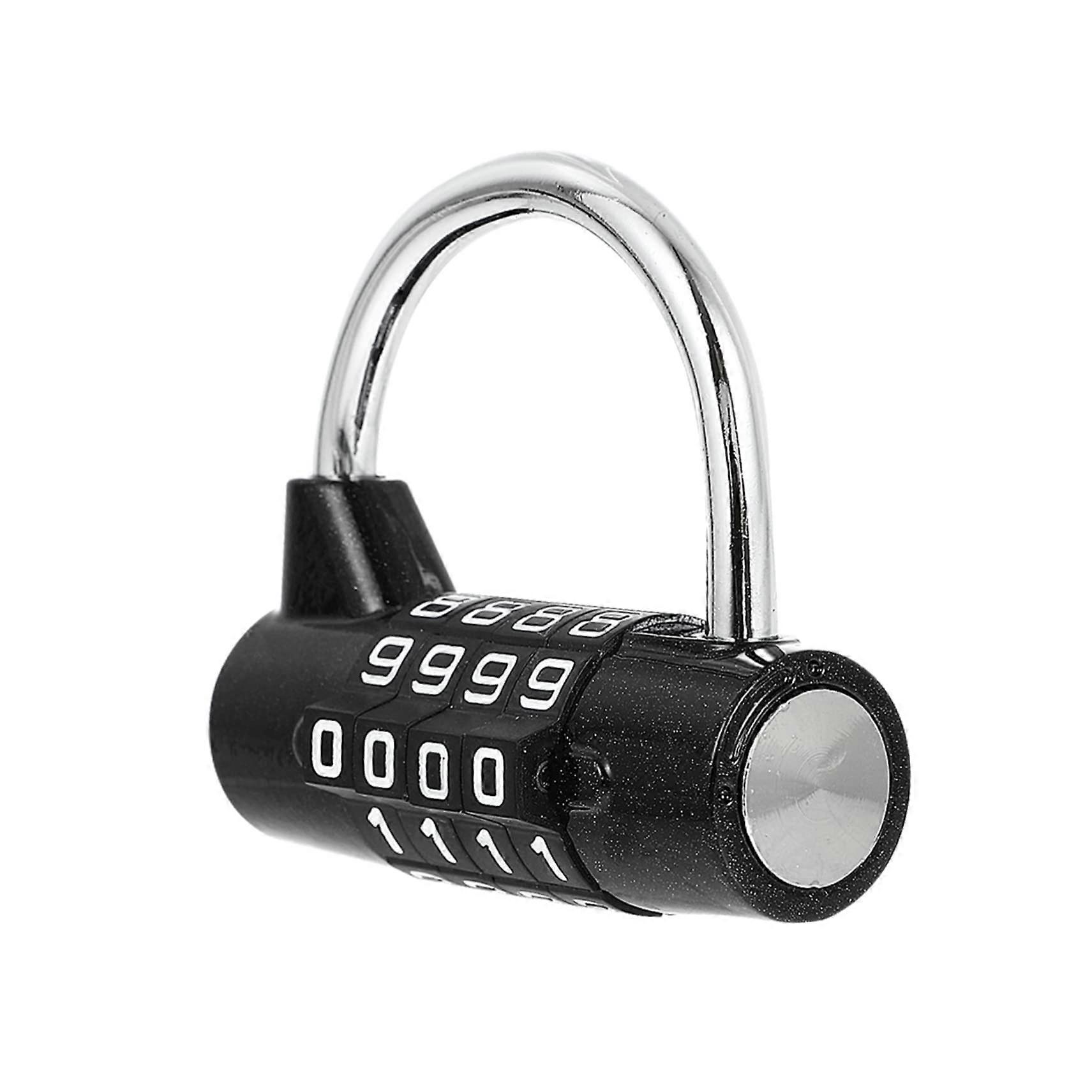 Sturdy combination padlock for school and lockers, security combination lock, lightweight and corrosionresistant for metal faux furniture.