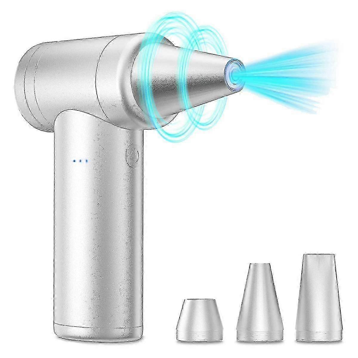 Compressed Air Duster 108000rpm Computer Keyboard Cleaner, Portable Cordless Electric Air Cleaner F