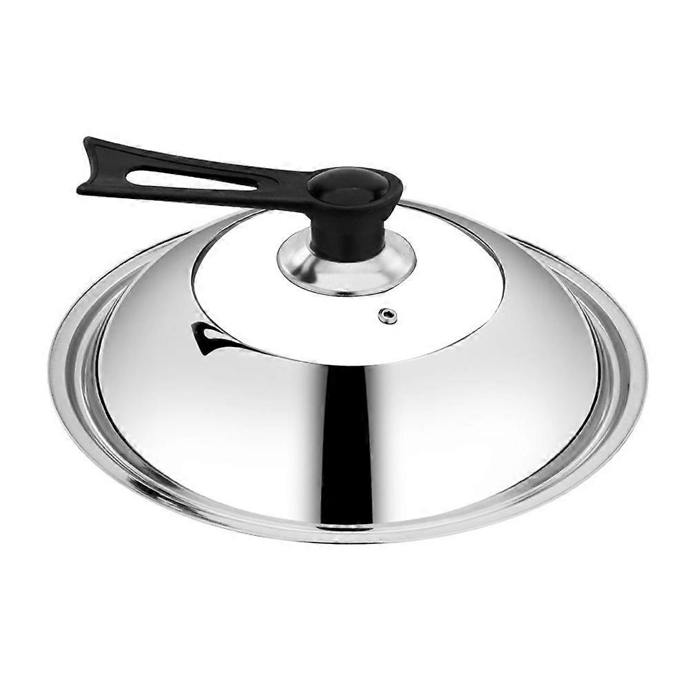 Thickened Pot Lid Designed For Soup Pots And Frying Pans 38X38CM Overflow Prevention Feature 1Pack