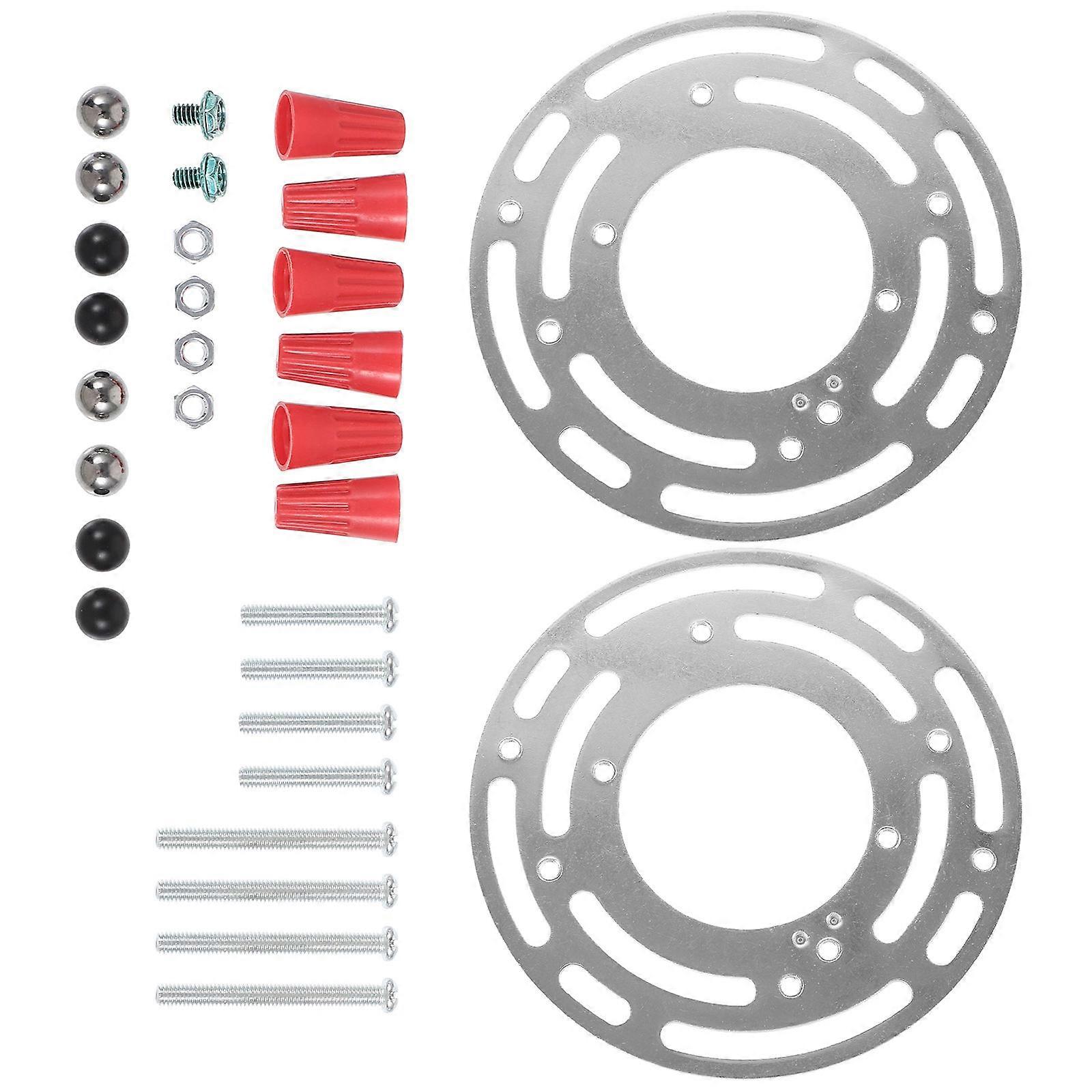 Light Fixture Mounting Brackets For Ceiling Lamp And Wall Lights In Silver Color For Home Decoration And Light Installation 2Pcs