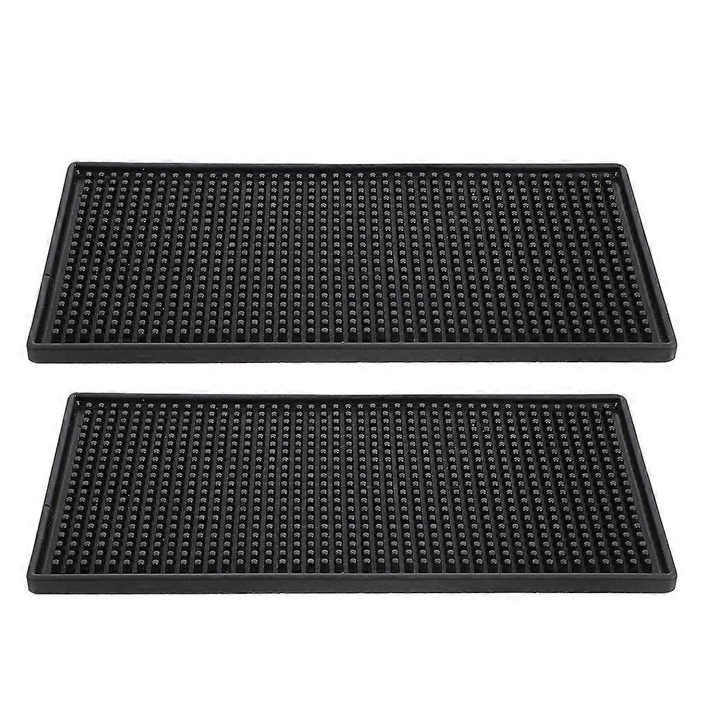 2pcs Coffee Mat Drying Mat Thick Countertop Mat Bar Accessory