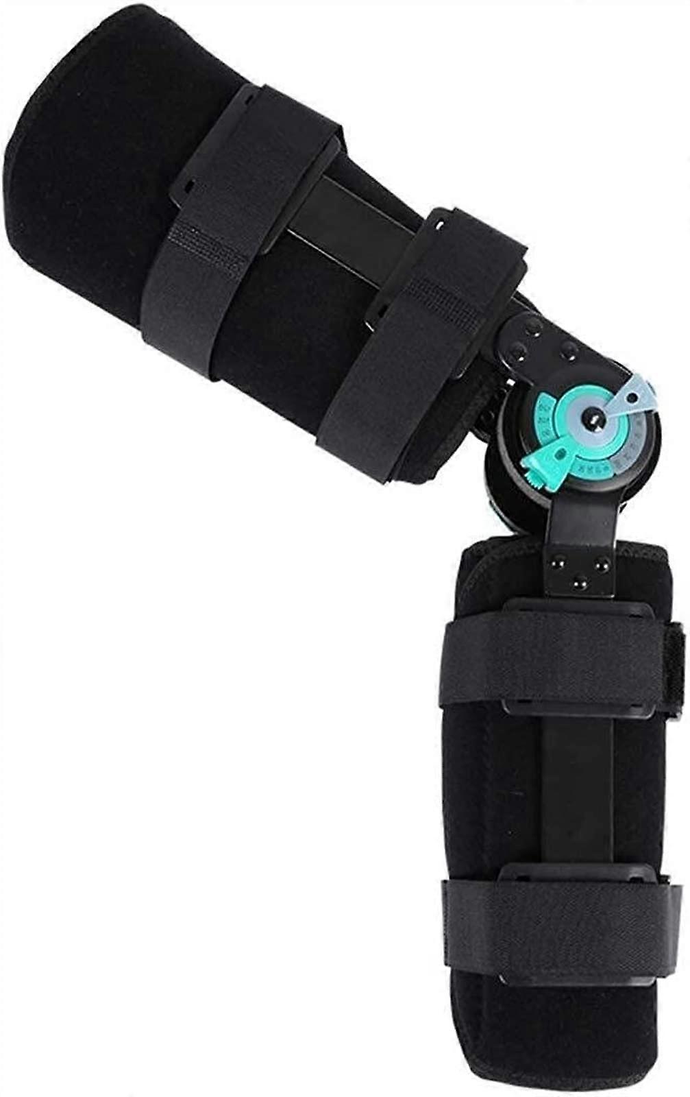 Adjustable Knee Brace Support, Foldable Knee Brace for ACL, MCL, PCL Injuries (Left, Medium)