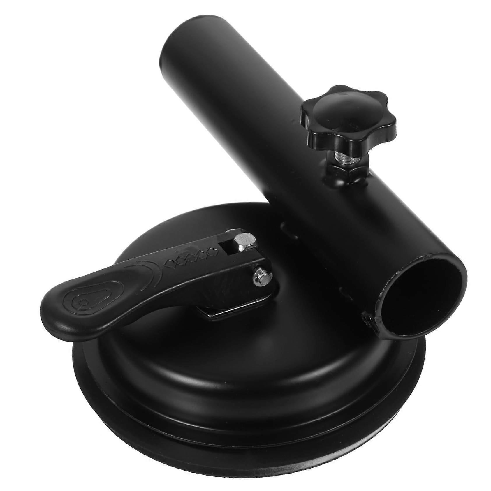 Flagpole Suction Cup Mount For Auto And UTV - Universal Flagpole Holder Base For Stable Attachment On Smooth Surfaces