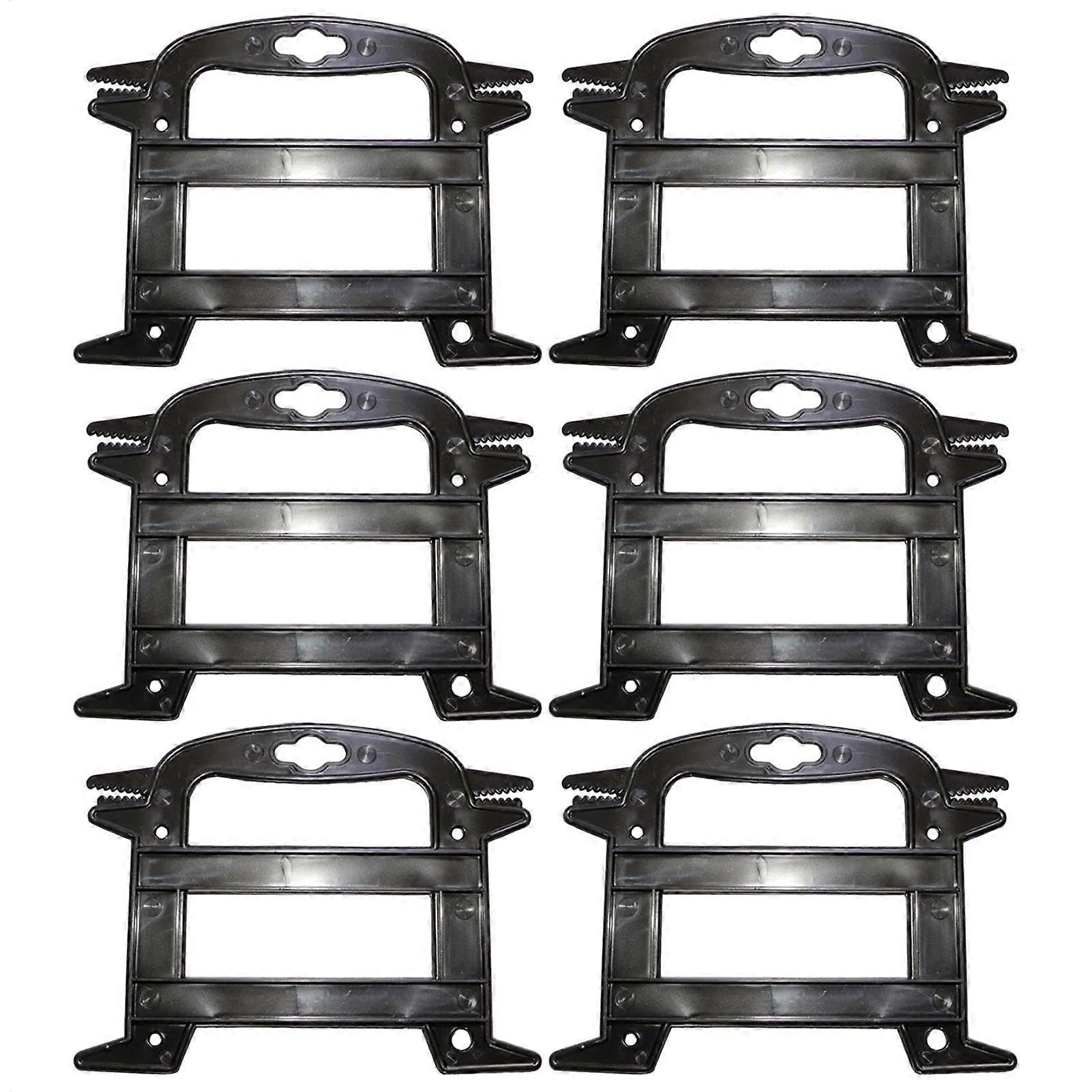 Cable Reel Organizer 6X - Compact Lightweight Rope Winder with Inner and Outer Handle and Cable Clamp to Prevent Tangling
