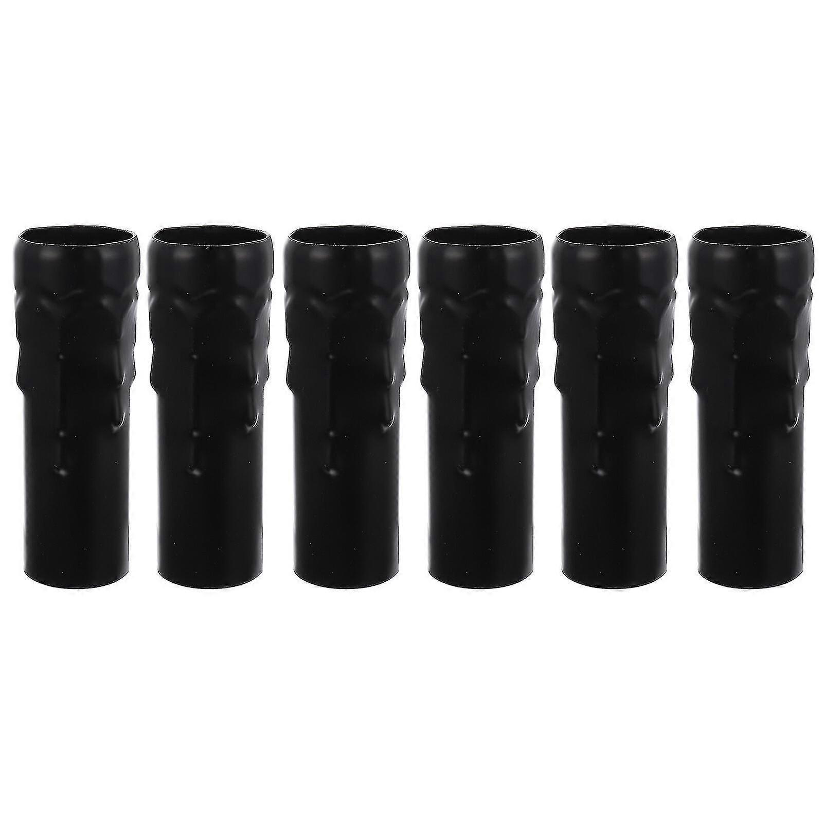 6pcs E14 Candle Socket Covers Chandelier Candle Sleeves Candelabra Base Covers