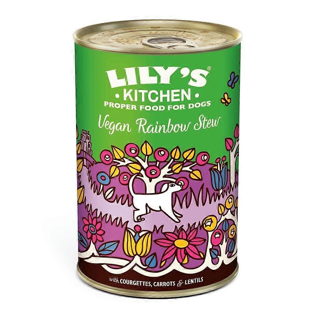 Lilys Kitchen Vegan Rainbow Stew Dog Complete Wet Food 400g - 4 Pack