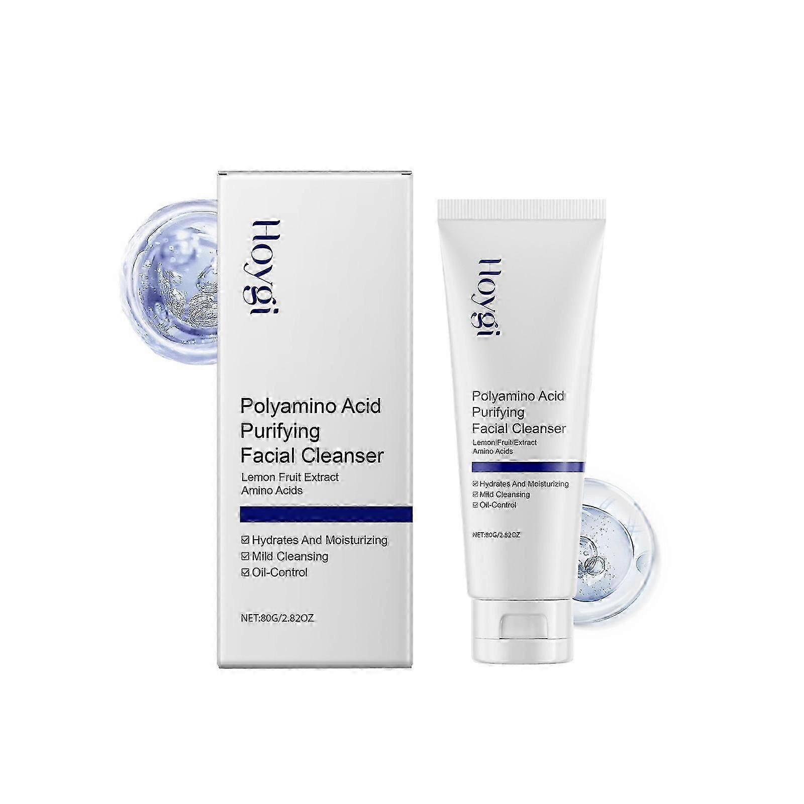 Hoygi Acne Cleansing Milk Gently Cleanses Pores, Clears Acne, Refreshing, Non Tight, Moisturizing, Hydrating Cleansing Milk