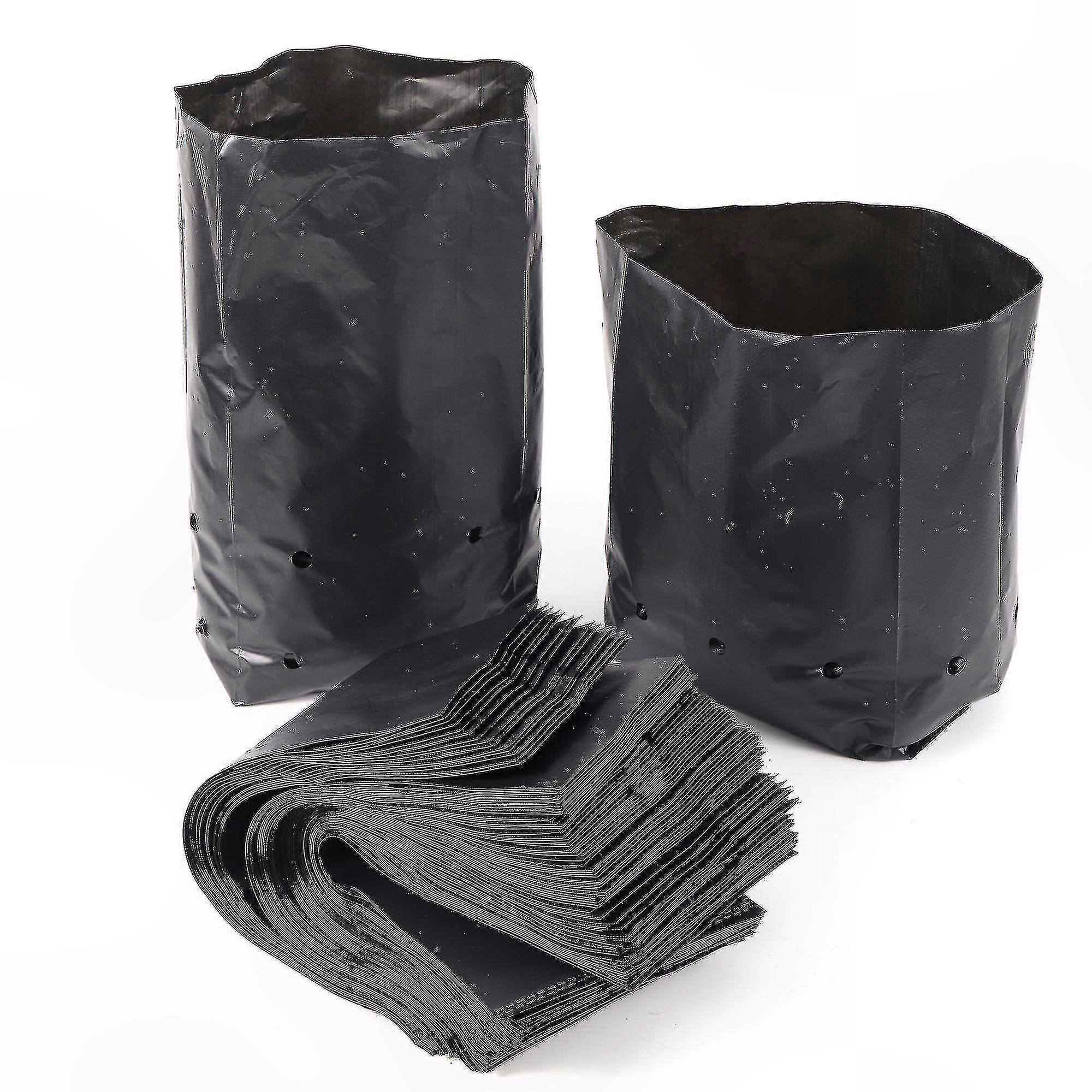 苗の成長と移植のための通気口付き耐久性のある保育袋 30 個入り