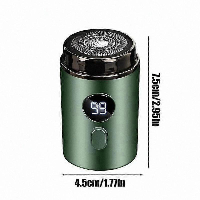 Rechargeable Mini Electric Razor for Men - Cordless Full Body Trimmer for Travel, Portable Shaver for Face, Beard, and Body Use