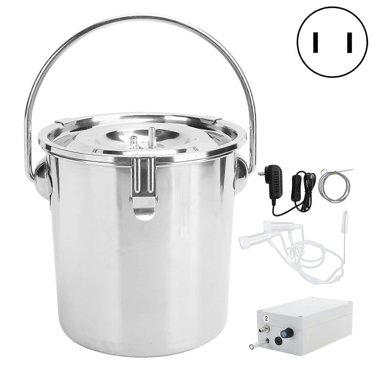 3L Electric Milking Machine Kit Portable Impulse Adjustable Pasture Device for Ewe Goat