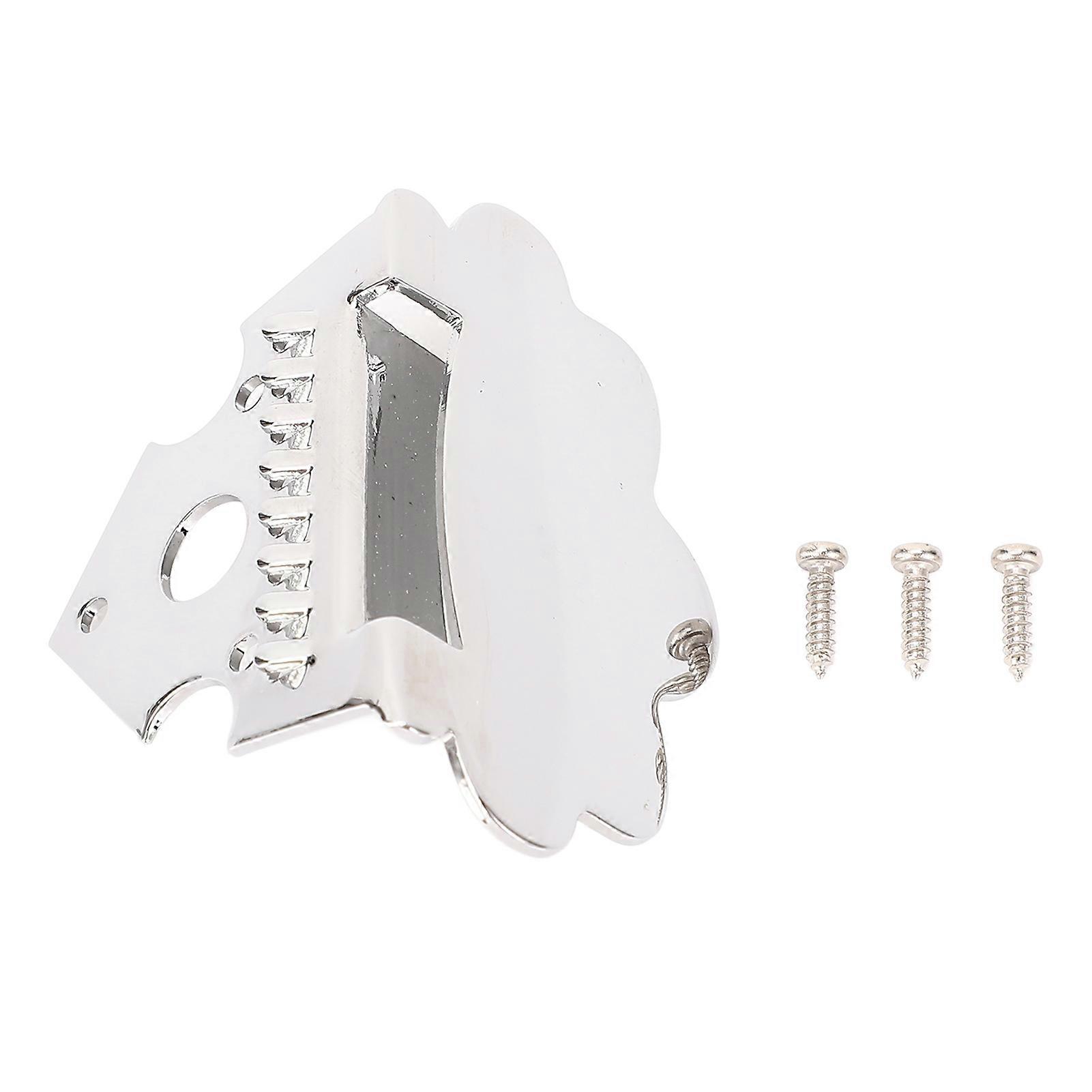 Mandolin Tailpiece Zinc Alloy 8 Strings Triangle Shape Mandolin Tailpiece Replacement