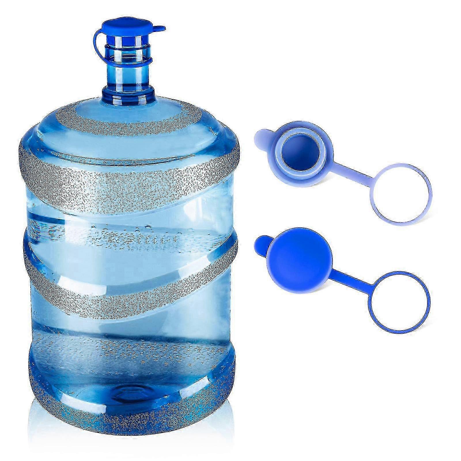 Wiederverwendbarer auslaufsicherer Silikondeckel für 5-Gallonen-Wasserkrüge, 2er-Pack