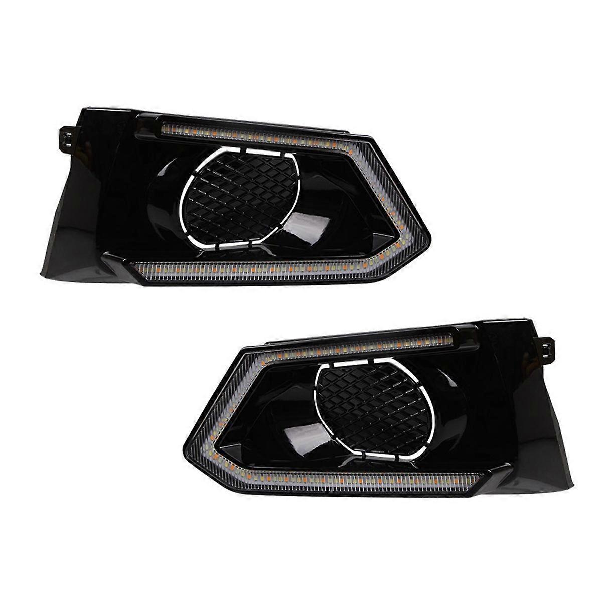 Front Bumper Fog Lamp DRL Daytime Running Light for 2019-2022 S SV SL Sequential Turn Signal Light