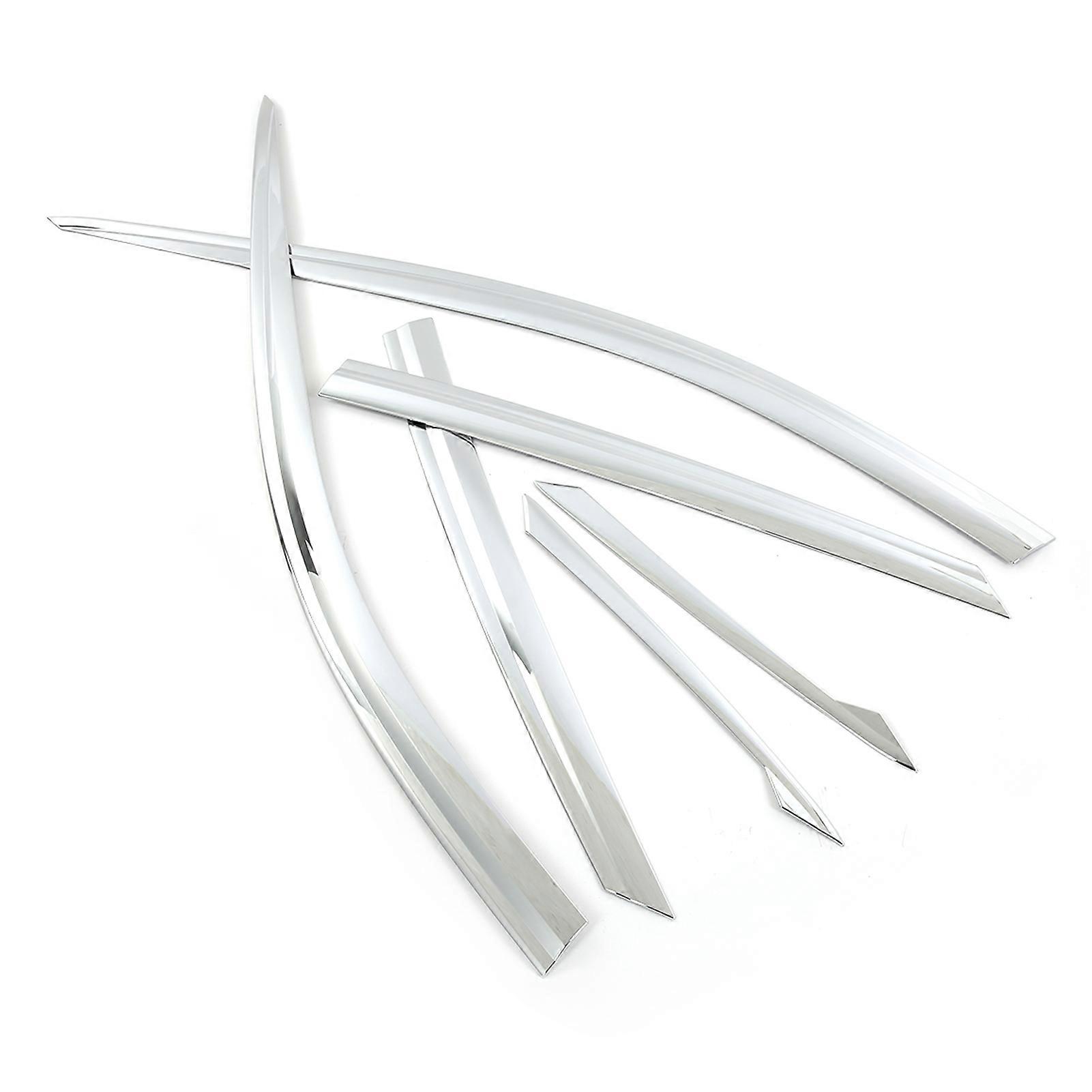 6pcs Electroplated Silver In-Channel Wind Deflectors for Elantra 2020+