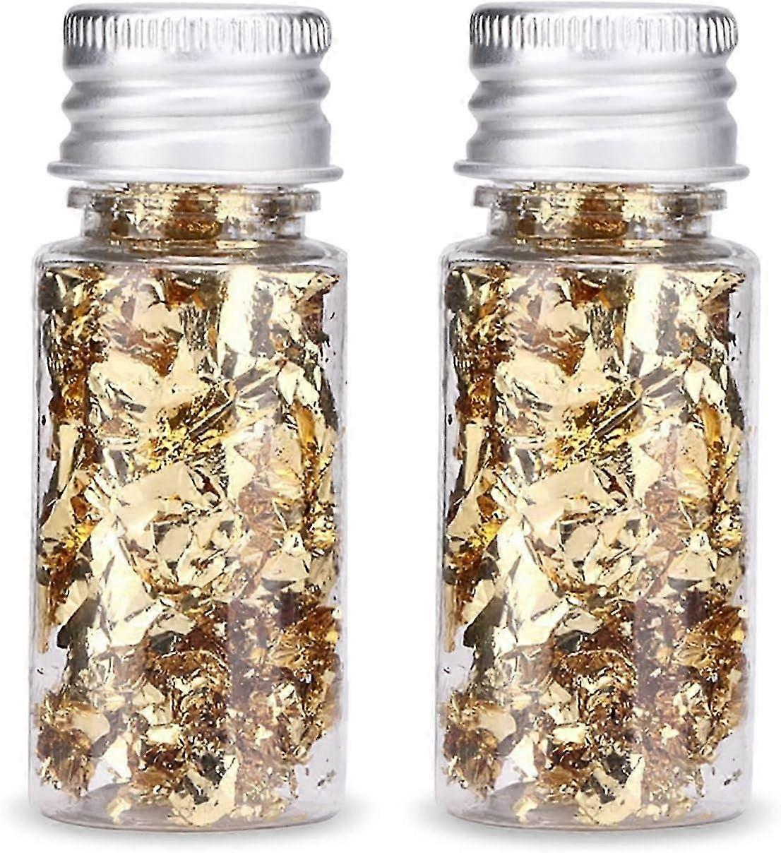 زجاجات أوراق ذهبية صالحة للأكل ، أوراق ورقية لتزيين كعكة الحلوى بالشوكولاتة