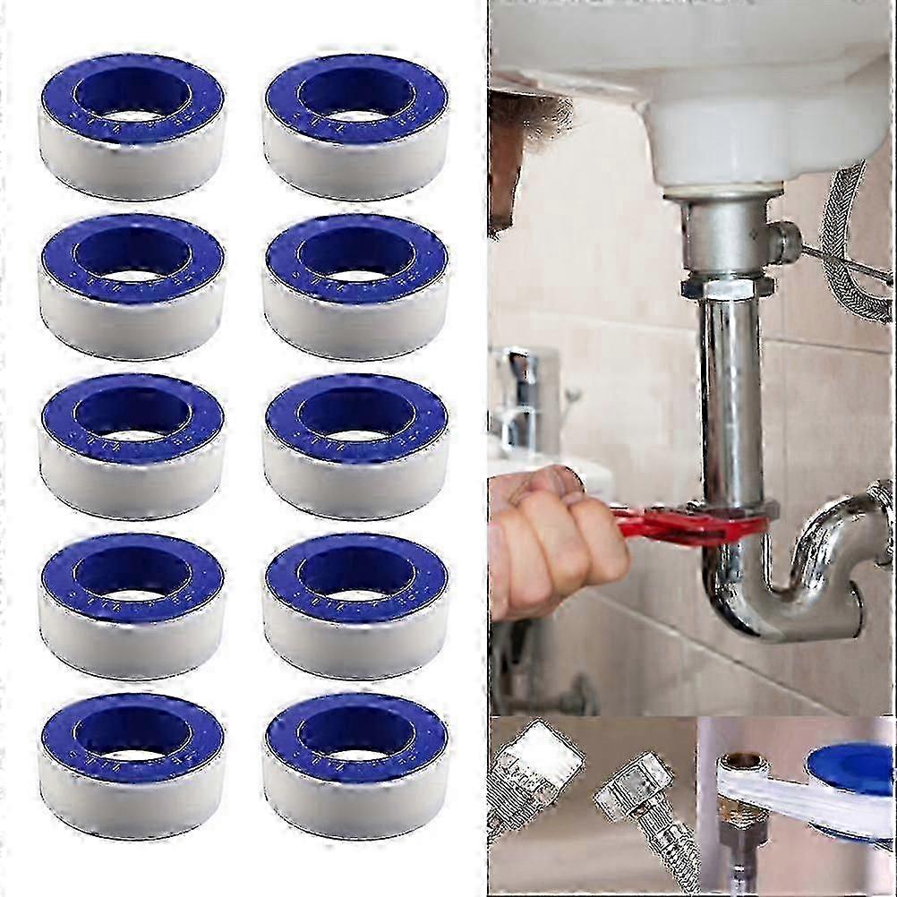 2025 Sealing tape for faucet pipe - 10pcs PTFE waterproof thread tape
