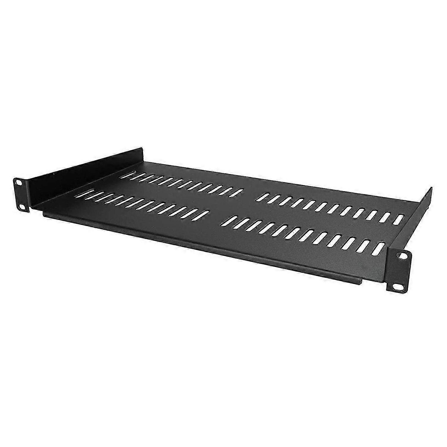 1U Server Rack Mount Shelf Vented Cantilever Tray for 19Inch Network Equipment Rack & Cabinet