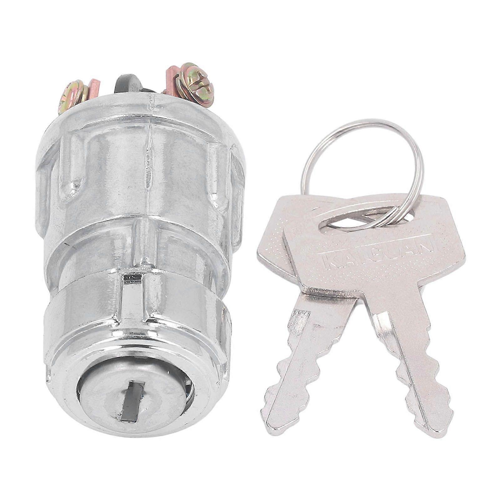 Ignition Switch Cross Lock with 2 Keys Generator Ignition Starter for Generator Cars Tractors Lorries Agricultural Vehicles