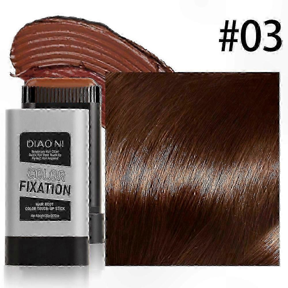 Long-Lasting Gray Coverage Comb with Waterproof and Sweat-Resistant Features, Integrated Brush for Easy Application