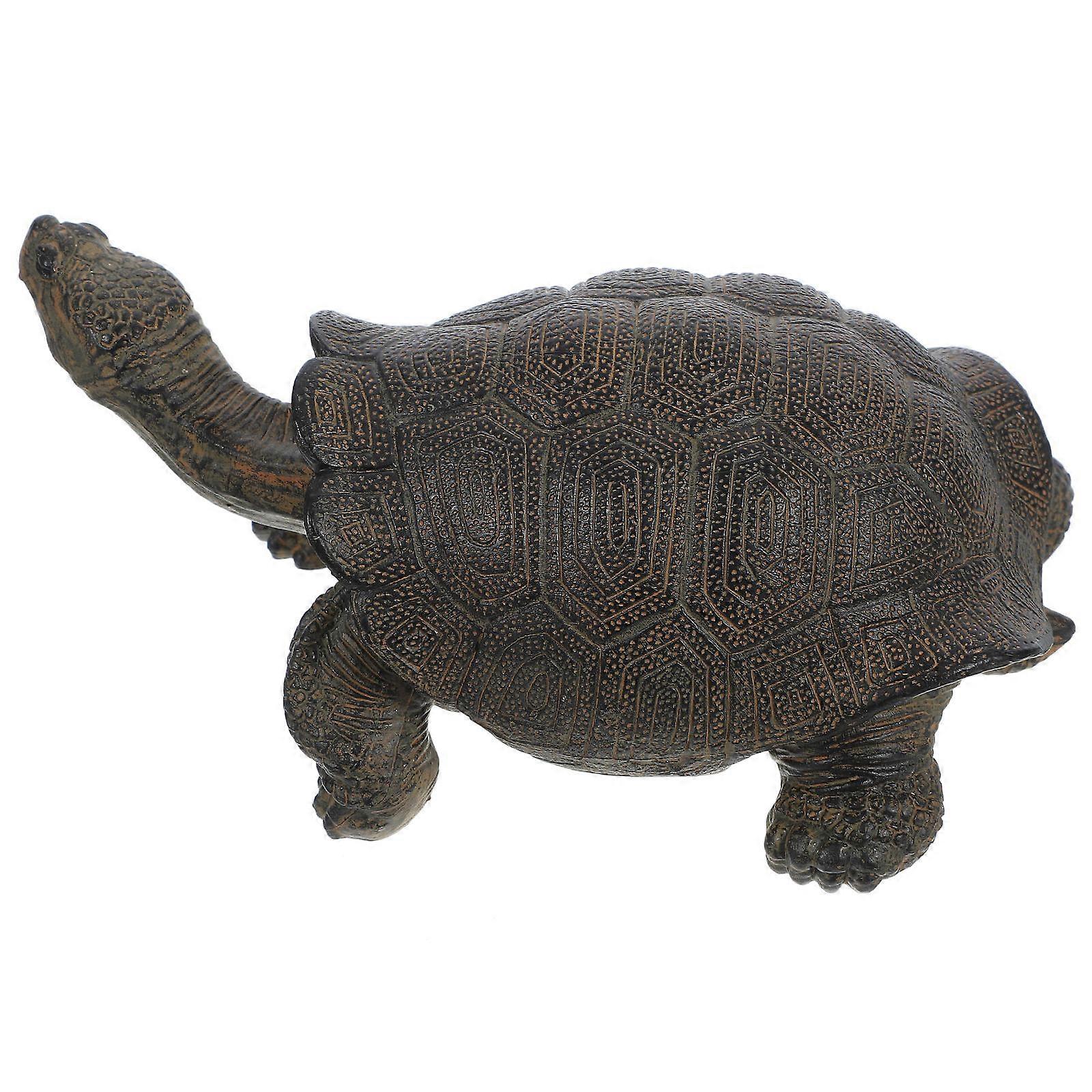 Turtle Figure Simulation Animal Figure for Decor 3Pcs Realistic Turtle Toy
