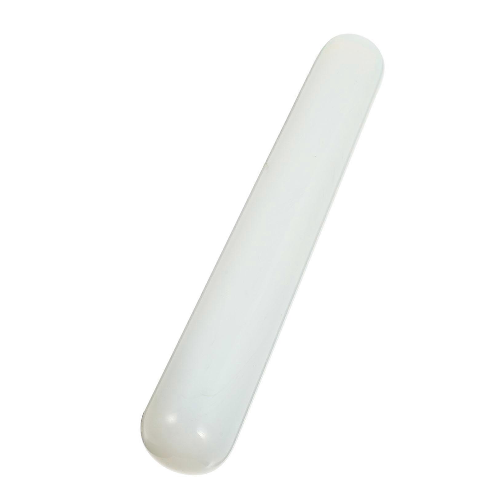 Natural Crystal Stone Facial Massage Stick for Massaging 1Pcs White Wand