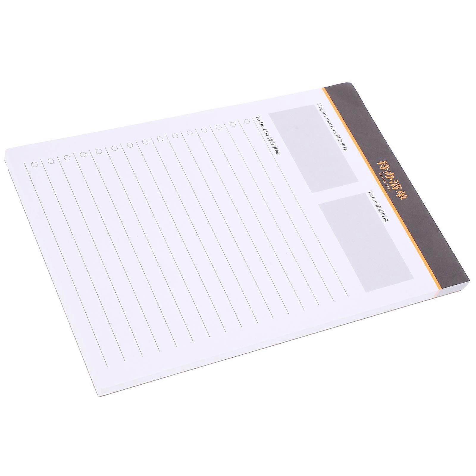 Daily Task Planner Notepad Planner Travel To Do List Notepad Multi Color 22.90X15.30X1.00CM Note Taking 1Pcs