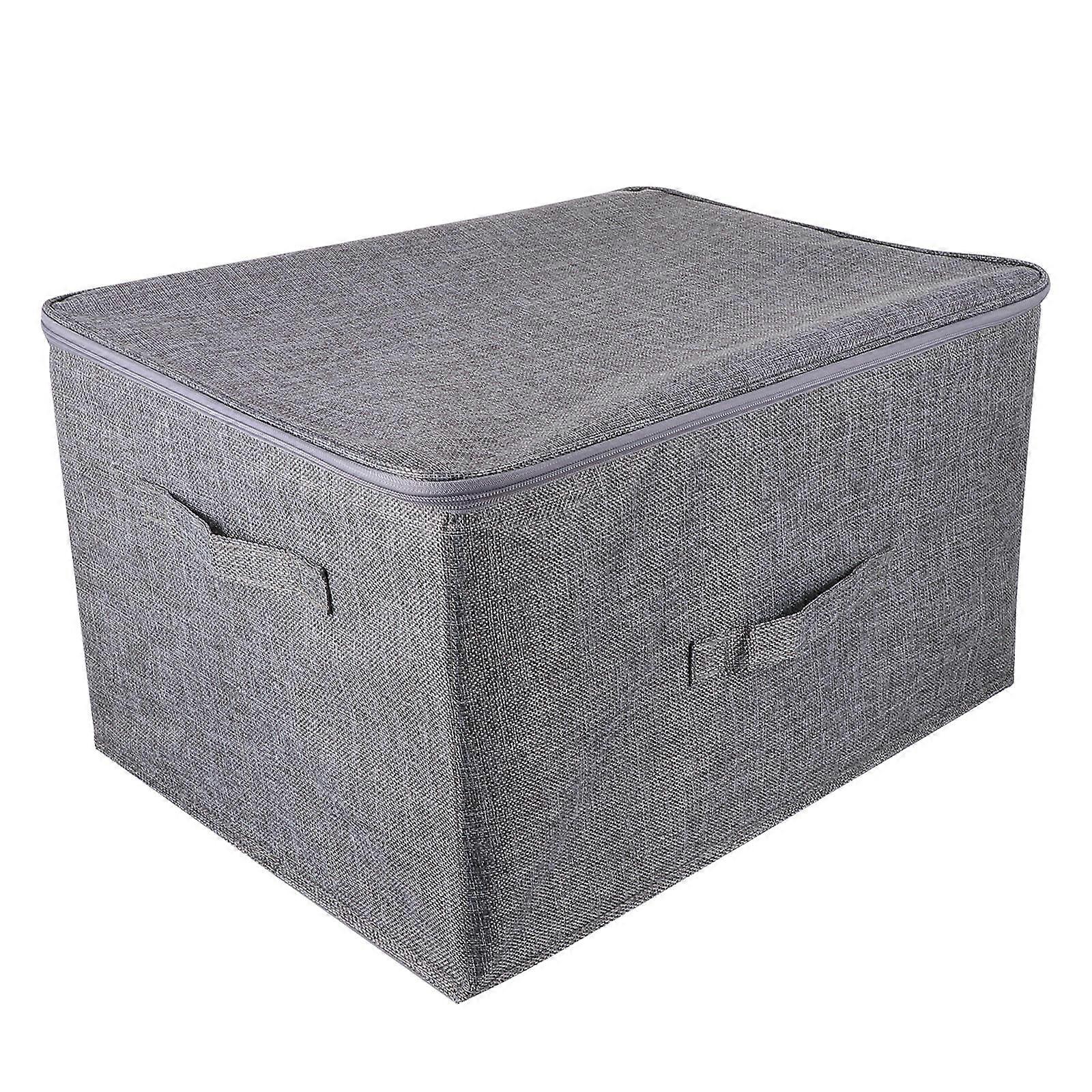 Cloth Storage Bin for Home Use with Zipper Large Capacity Container