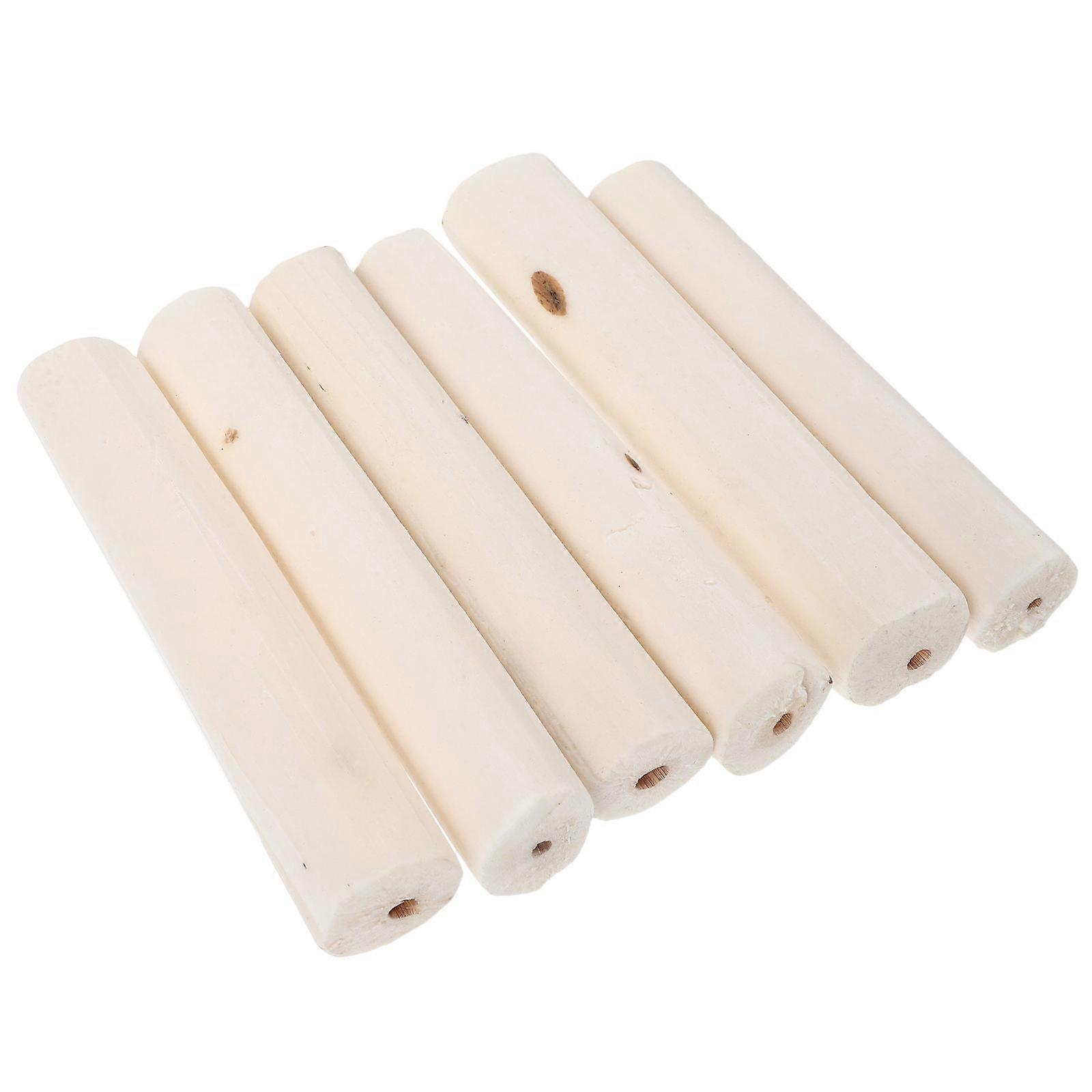 Wooden Parrot Chewing Toy Foraging Toy 18Pcs Bird Chew Stick