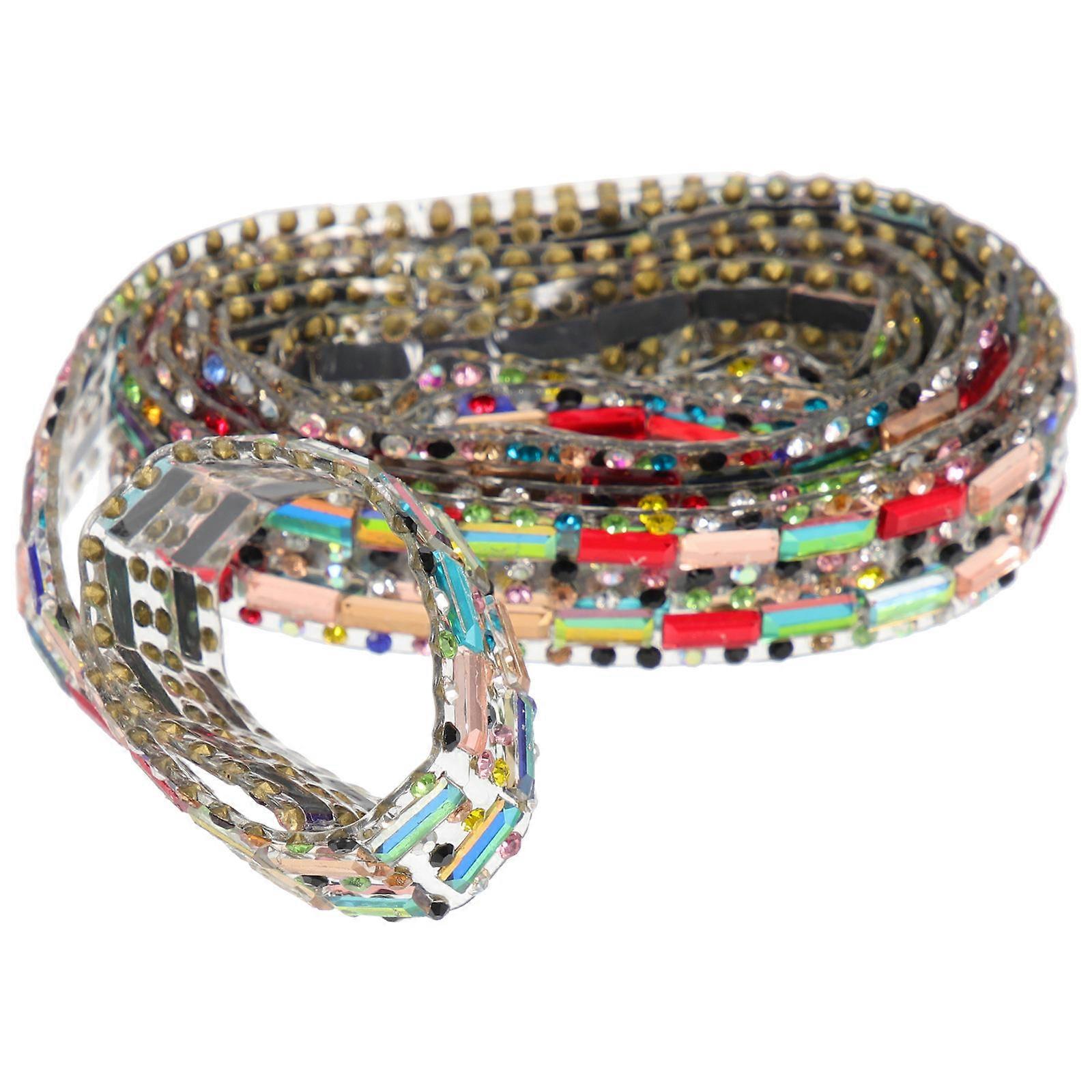 Su Matkabı Kurdelesi Kendinden Yapışkanlı Taşlı Kurdele Dekor 1 Rulo