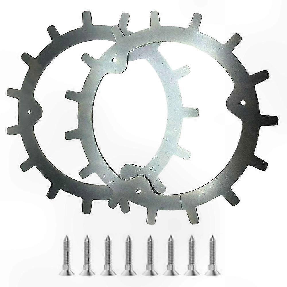 2-Pack Anti-Slip Metal Spikes for Robotic Lawn Mowers Compatible with Mini Models