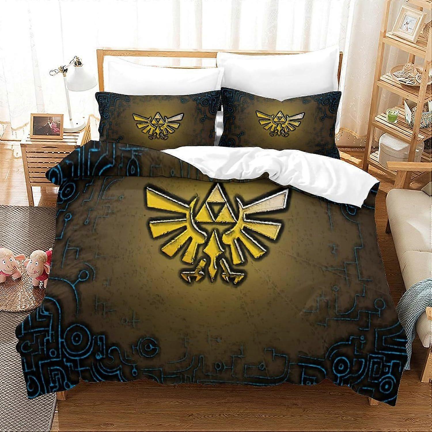 u132 The Legend of Zelda 3D Printed Latex Surface Cushion for All Occasions Competitive Game 3 Piece Children's Toys, Easy to Care For, Comfortable An