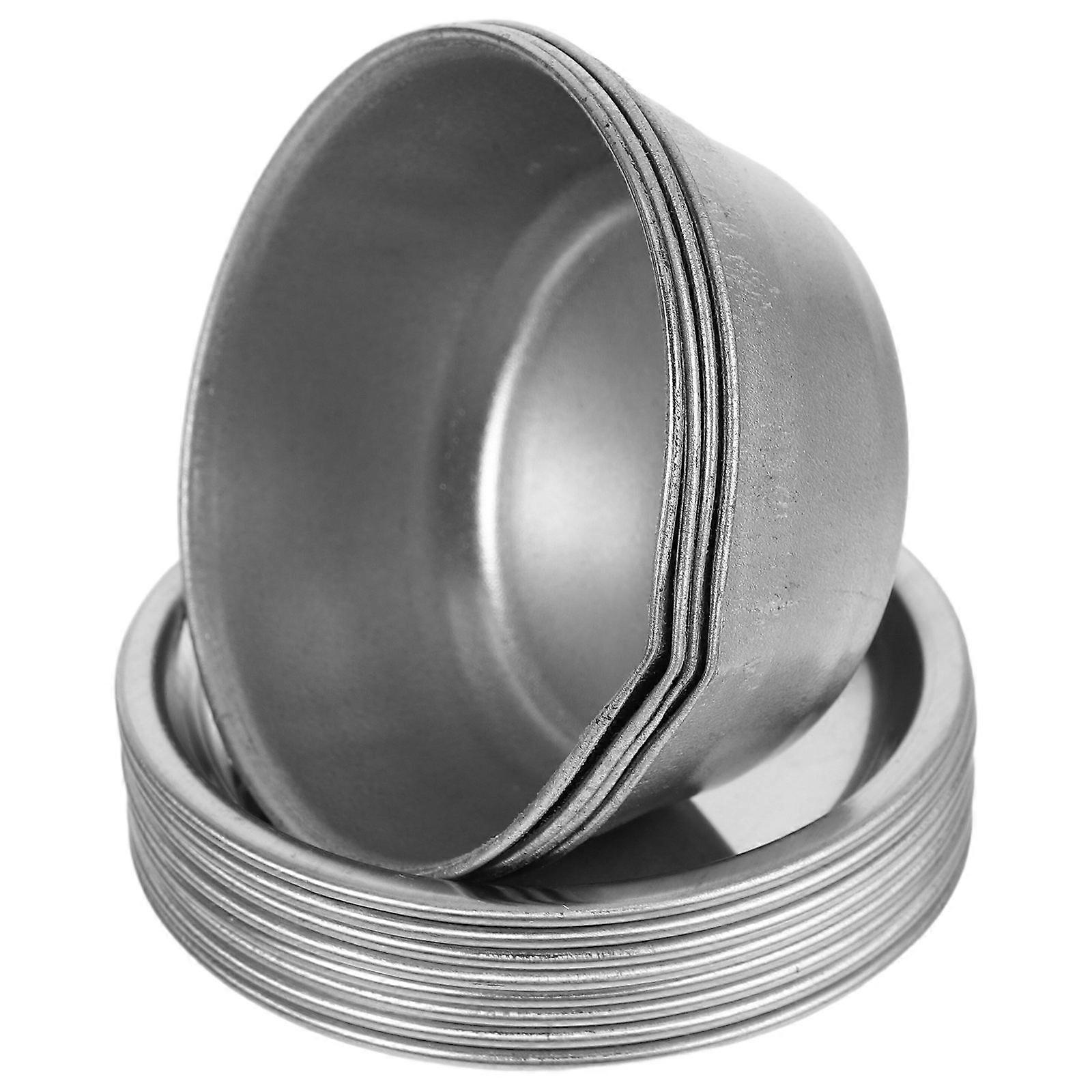 Iron Paint Trays with Spout for Model Painting 3Sets Round Mixing Palette